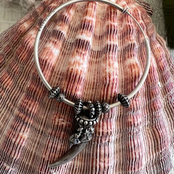 GUCCI - Anger Forest Mismatched
Hoop Clip Earrings - SS925 - Picture 9 of 14